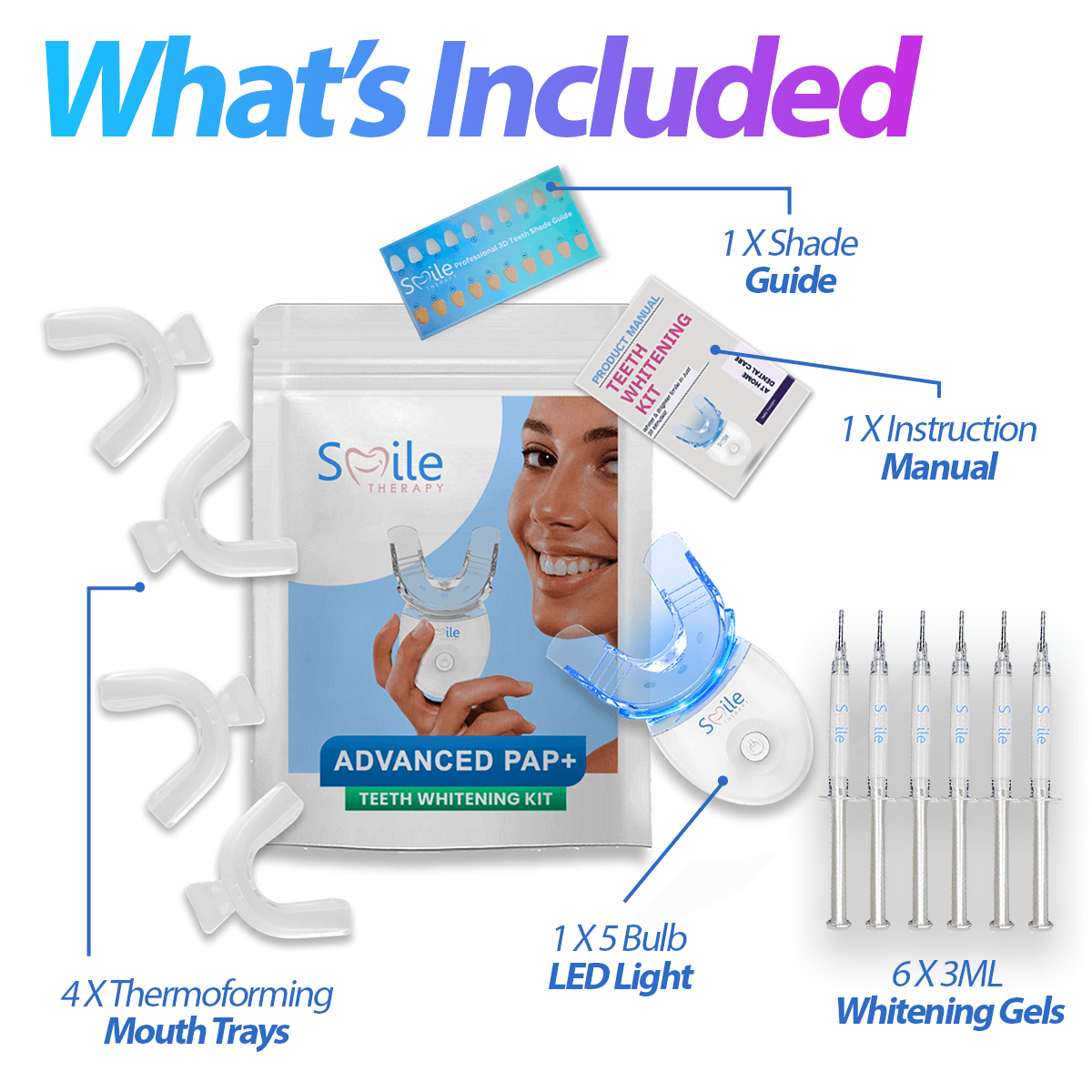 Advanced PAP+ At Home Teeth Whitening Kit DP2D